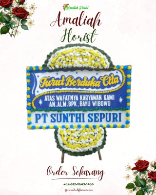 Papan Bunga Duka di Kemtuk
