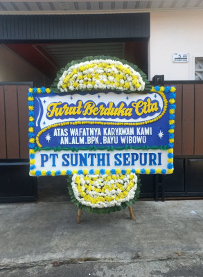Papan Bunga Duka di Kemtuk